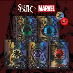 SECRET LAIR X MARVEL'S SPIDER-MAN: MANA SYMBIOTE RAISED FOIL EDITION Preorder - Image 1