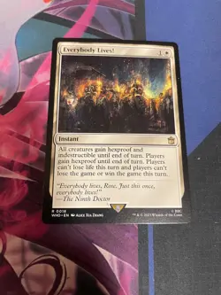 MTG - EVERYBODY LIVES - RARE - WHO - NM - Image 1