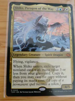 MTG Shiko, Paragon of the Way 0223 Tarkir: Dragonstorm M/NM Free UK P&P - Image 1