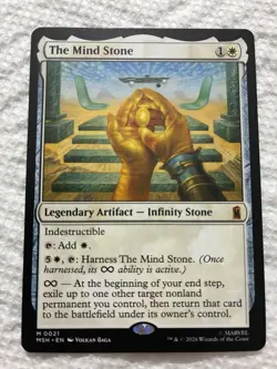 MTG Legendary Artifact The Mind Stone Mythic Marvel Superheroes M0021 2026 🔥 - Image 1