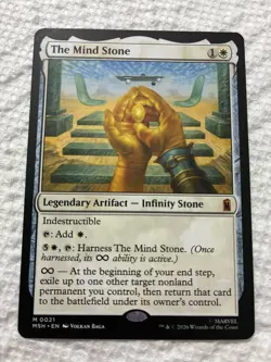 MTG Legendary Artifact The Mind Stone Mythic Marvel Superheroes M0021 2026 🔥 - Image 4
