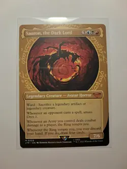 Sauron the Dark Lord (Showcase) MTG Lord Rings: Tales Middle-earth NM/Mint - Image 1