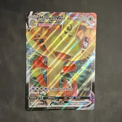 Pokemon TCG Meowth VMAX SWSH005 Jumbo Cards Promo Holo EN 300 HP Oversized - Image 1