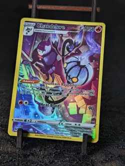 Pokemon TCG - SWSH Lost Origin Set CHARACTER RARE Chandelure TG04/TG30 - 2022 - Image 1