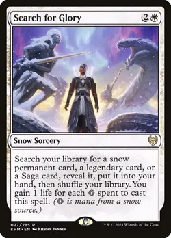 Search for Glory Regular - Kaldheim MTG-NM - Image 1