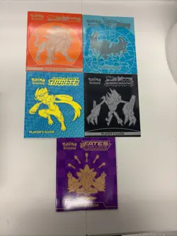 Pokemon TCG ETB Player’s Guides Lot ×5 - Image 1