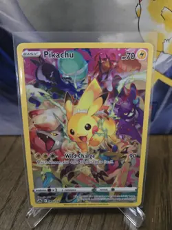 Pokemon TCG SWSH Crown Zenith Pikchu Secret Rare Full Art Hol - Image 1