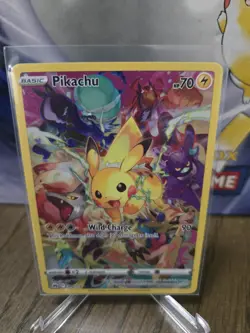 Pokemon TCG SWSH Crown Zenith Pikchu Secret Rare Full Art Hol - Image 3