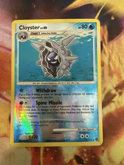 Cloyster (Reverse Holo) Secret Wonders 47/132, 2007 Pokemon TCG LP - Image 1