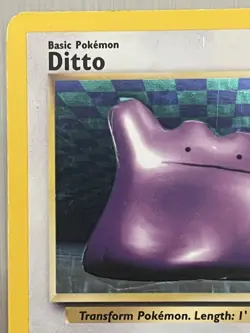 Ditto 3/62 Holo Rare Fossil 1999 Pokemon EN Damaged - Image 4