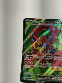 Volcanion ex 171/159 Sv09: Journey Together Holo Pokemon TCG Full Art Ultra Rare - Image 2