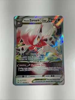 Hisuian Zoroark VSTAR 147/196 Swsh11: Lost Origin Holo Pokemon TCG - Image 1