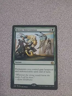 Magic: The Gathering Heroic Intervention Lightly Played - Image 1