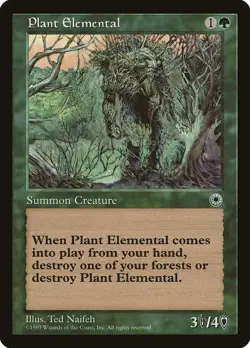 4x Plant Elemental - LP - Portal - SPARROW MAGIC mtg - Image 1