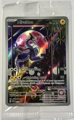 Miraidon (SVP 013) Scarlet & Violet ETB Pokemon Center Stamp Promo Sealed (2023) - Image 1