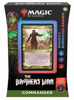 WOTC Magic: The Gathering The Brothers War Commander Mishra's Burnished Banne... - Image 1