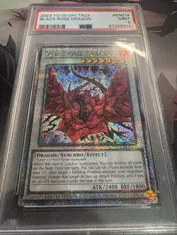 2023 Yu-Gi-Oh! TCG Black Rose Dragon Quarter Century TN23-EN014 - PSA 9 - Image 1