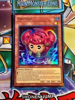 Yugioh Griffoh CORI-EN004 1st Edition Ultra Rare Chaos Origins NM - Image 1