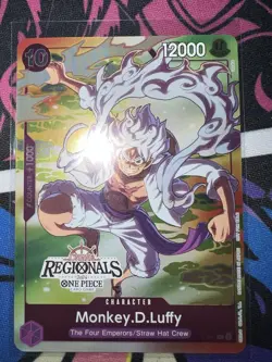 One Piece Card Game Monkey.D.Luffy P-041 Online Regionals 2024 Vol. 2 Promo Foil - Image 2