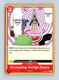 Enchanting Vertigo Dance OP04-018 UC Kingdoms of Intrigue MP One Piece - Image 1