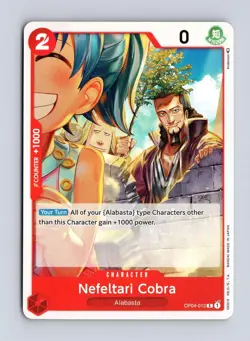 Nefeltari Cobra OP04-012 C Kingdoms of Intrigue MP One Piece - Image 1