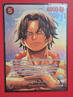 Bandai One Piece Portgas.D.Ace ST15-005 SP Special Holo Alt Art - Image 1