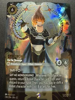 Disney Lorcana Syndrome - Out For Revenge 238/204 Enchanted Foil - Image 1