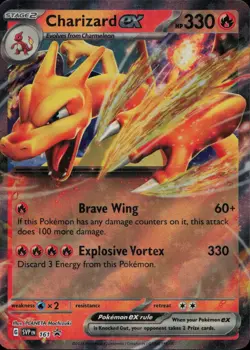 Charizard ex Holo Promo SV: Scarlet & Violet Promo Cards 161 NM - Image 1