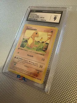 1999 Pokemon TCG Base Set Charmander 1st Edition CGC 9 46/102 Card Stock - Image 4