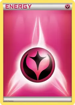 POKEMON XY - Kalos Starter Set NM 2013 Common NON-holo Basic FAIRY ENERGY card - Image 1