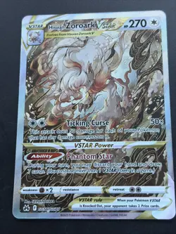 Hisuian Zoroark VSTAR GG56/GG70 Holo Rare Full Art Pokemon Card TCG Near Mint - Image 1