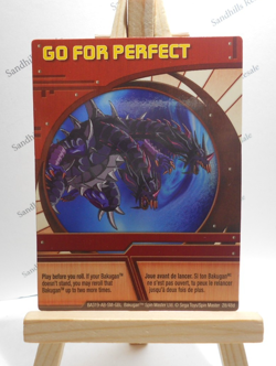 Bakugan Card - Go For Perfect - Red Ability Card - BA319 - 28/48d - 2008 - Image 1