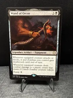 MTG Wand of Orcus Commander Adventures in the Forgotten Realms Rare Near Mint - Image 1