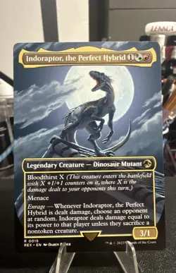 Indoraptor, the Perfect Hybrid (Borderless) Universes Beyond: Jurassic Regular - Image 1