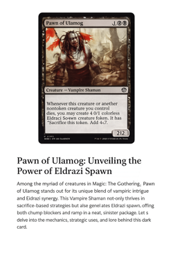 Pawn of Ulamog Commander: Secrets of Strixhaven Regular - Image 3