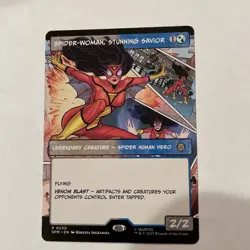 Spider-Woman, Stunning Savior (Borderless) Marvel's Spider-Man Rare - Image 1