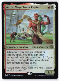 Aziza, Mage Tower Captain 174 Foil Secrets of Strixhaven - Image 1