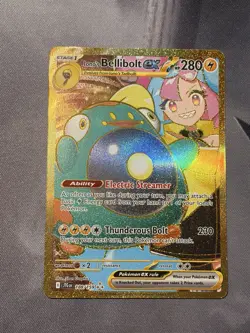 Pokemon Card - Ionos Bellibolt EX 188/159 - Journey Together - Hyper Rare - NM - Image 1