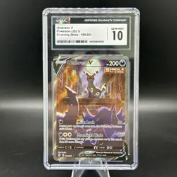Pokemon Umbreon V Evolving Skies Full Alt Art #189 CGC 10 Gem Mint - Image 1