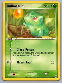 Bulbasaur 54/112 Common FireRed & LeafGreen Pokemon Lightly Played - Image 1