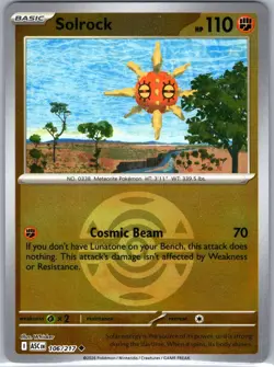 Solrock (Dusk Ball) 106/217 Uncommon Ascended Heroes Pokemon Reverse Holo NM - Image 1