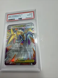 2026 POKEMON POR EN-PERFECT ORDER #055 MEGA SKARMORY EX PSA 10 - Image 1