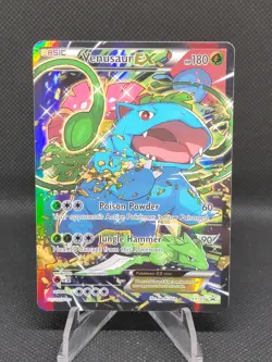 Pokemon Venusaur EX Promo Full Art Holo XY123 XY Card English - Image 1