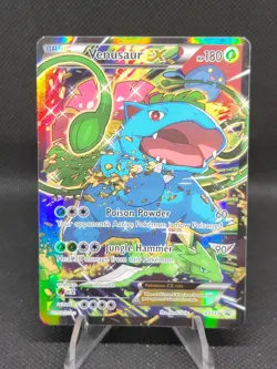 Pokemon Venusaur EX Promo Full Art Holo XY123 XY Card English - Image 2