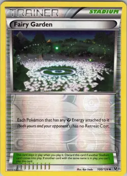 Fairy Garden 100/124 Uncommon Pokemon TCG XY: Fates Collide - Reverse Holo (NM) - Image 1