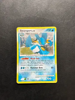 Swampert - 9/106 Holo Pokemon GREAT ENCOUNTERS Holo Rare - HEAVILY PLAYED - Image 1