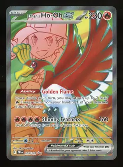 Pokemon Ethan's Ho-Oh ex 209/182 Destined Rivals Ultra Rare Holo - Image 1