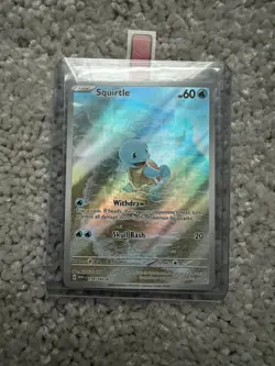 Pokemon Company Squirtle 170/165 SV Scarlet & Violet 151 IR Full Art Holo ENG - Image 2