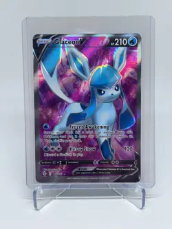 Glaceon V 174/203 Ultra Rare Evolving Skies Pokemon TCG - Near Mint - Image 1