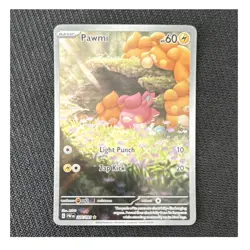 Pokemon TCG Pawmi 226/091 SV Paldean Fates Illustration Rare Holo - Image 1